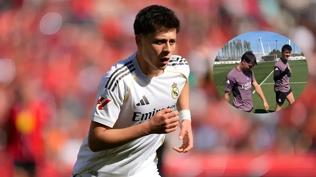 Arda Güler ile selamlaştı