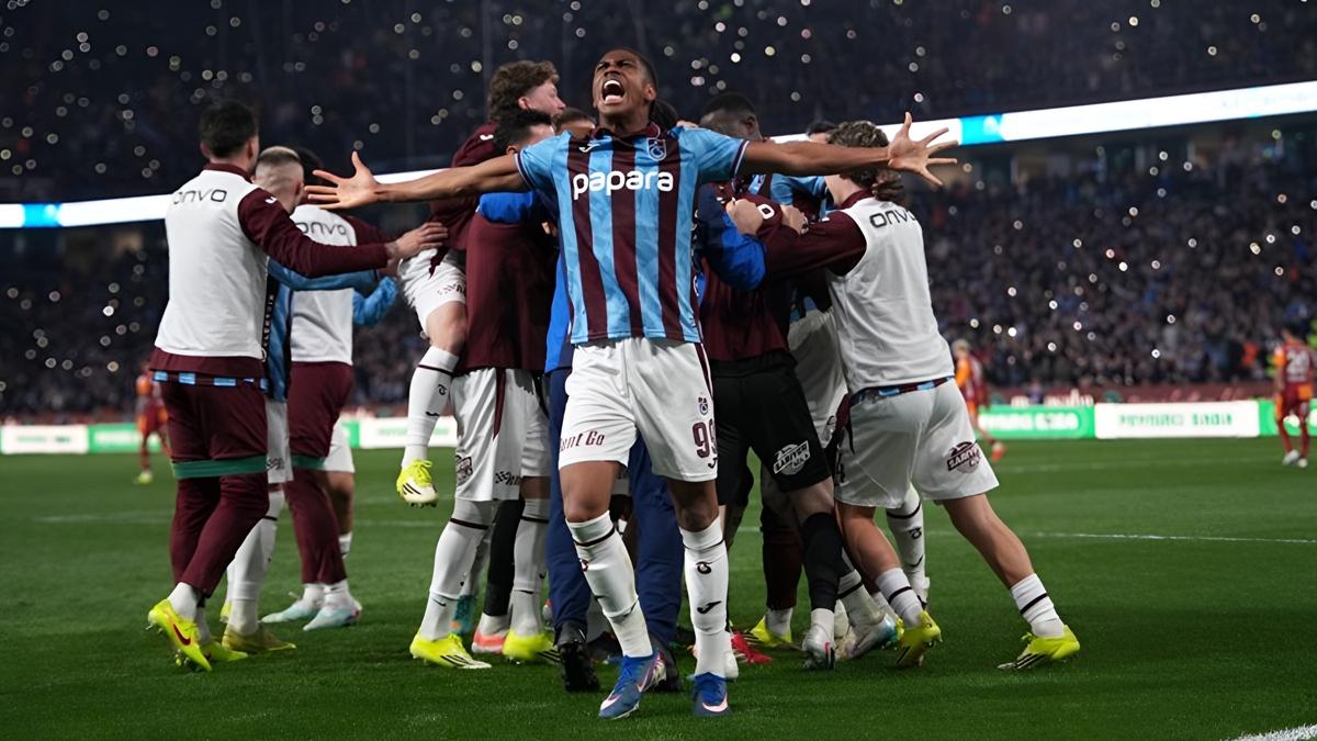 Trabzonspor'un zirveyle puan fark� 1