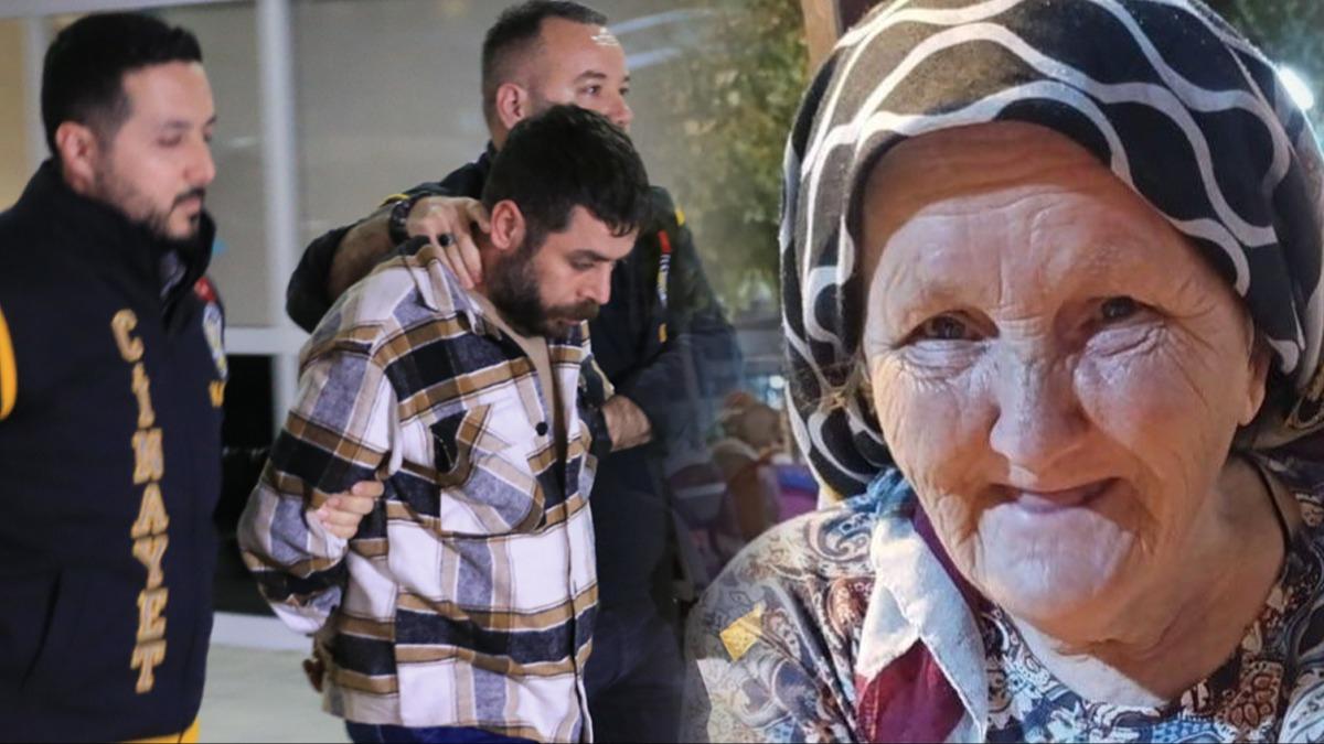 5 yarım altın için yaşlı kadını öldürdü