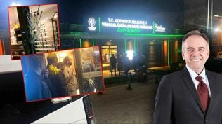 G�rev yapt��� belediye binas�n� kur�unlad�