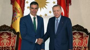 Cumhurba�kan� Erdo�an, �spanya Ba�bakan� Sanchez ile telefonda g�r��t�
