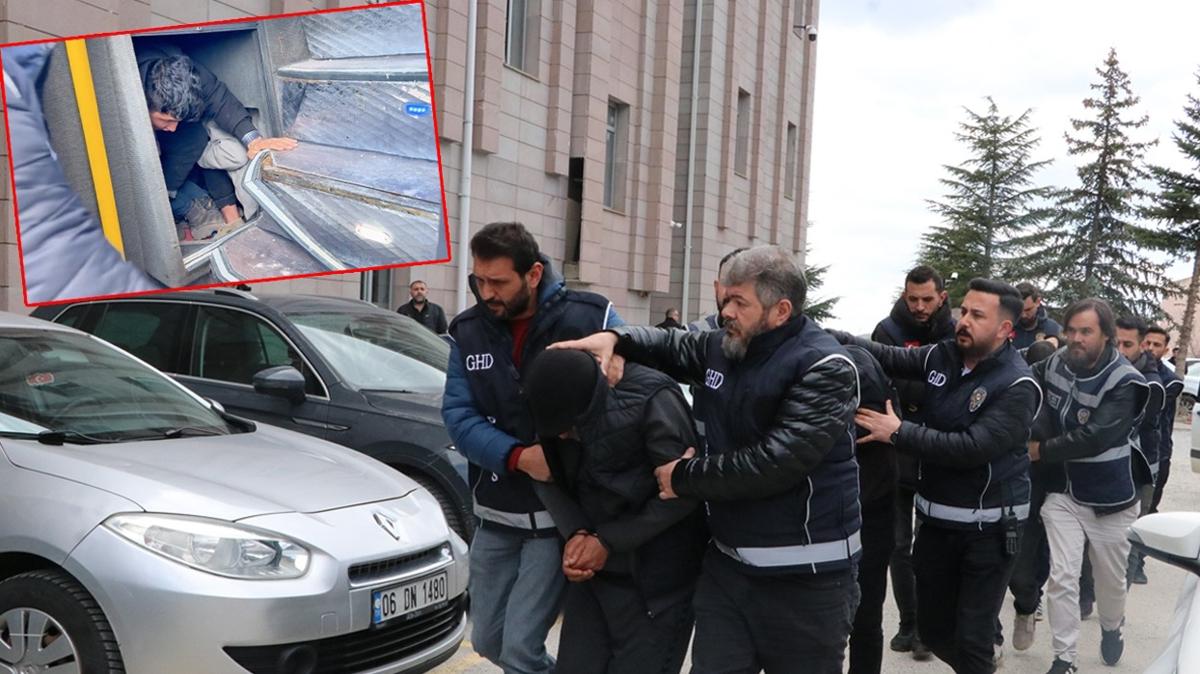 Göçmenleri bagaja istiflemişler: Kaçakçıların yöntemi pes dedirtti