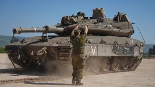 ��galcinin Merkava tanklar�na darbe