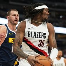 Jokic'ten 35 say�l�k triple-double! Nuggets, Blazers'� devirdi