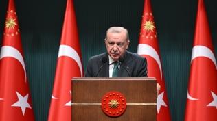 Cumhurba�kan� Erdo�an'dan ate�kes mesaj�: Bar���n sesini y�kseltmeye devam edece�iz