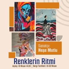 Ne�e Mutlu'dan ilk ki�isel sergi: Sanatla �yili�e A��lan Bir Kap�