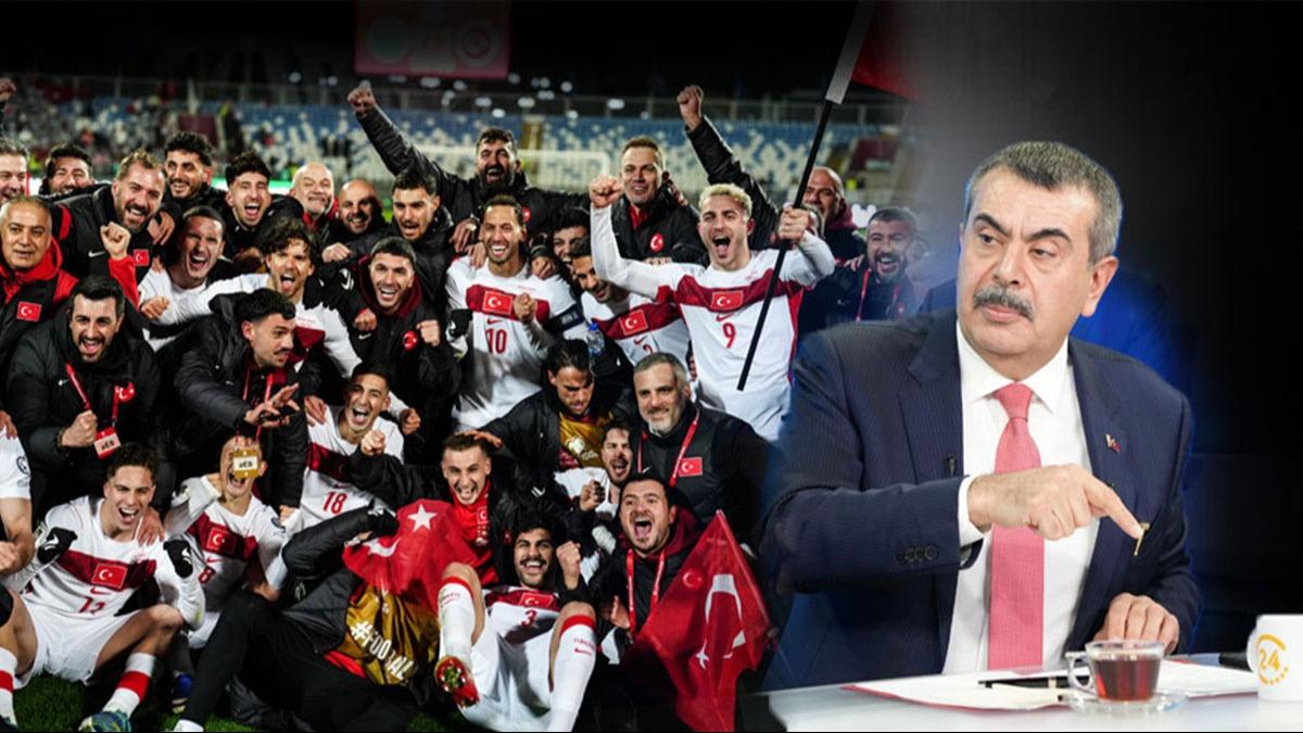 Bakan Tekin ilk kez 24 TV'de duyurdu