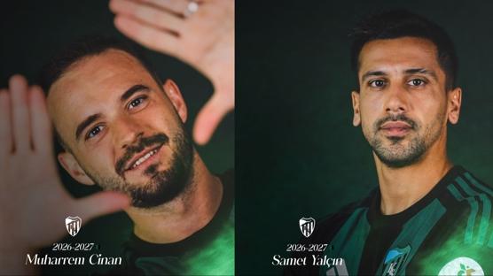 Kocaelispor, Muharrem Cinan ile Samet Yal��n'�n s�zle�melerini uzatt�
