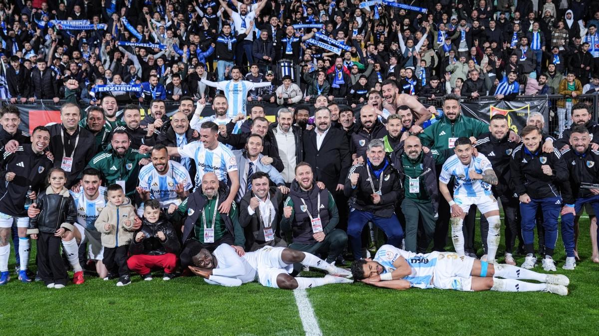 Erzurumspor FK Süper Lig'e yürüyor