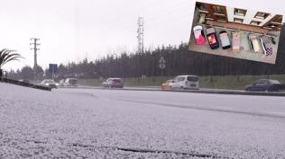 �stanbul'da sa�anak ve dolu ya����! Battaniyeler yine sahneye ��kt�