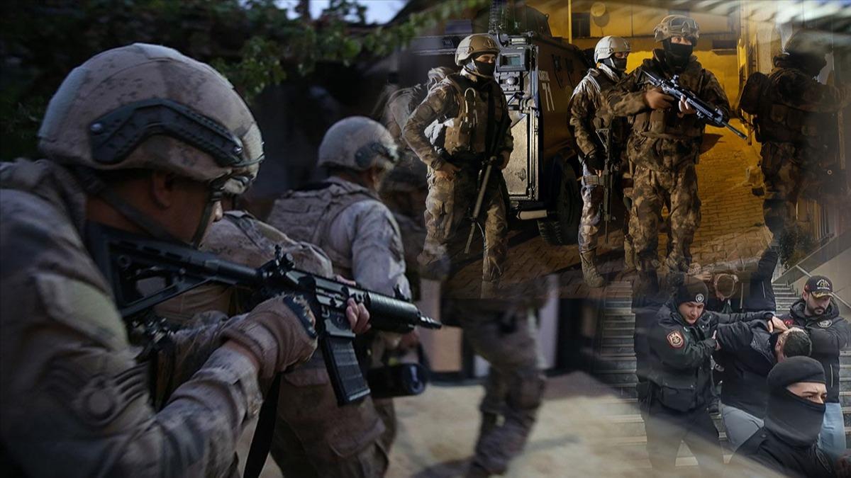 81 ilde 124 operasyon, 722 g�zalt�! Su� �rg�tleri ka�acak delik arad�