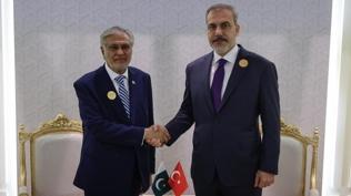 Bakan Fidan, Pakistan D��i�leri Bakan� Dar ile g�r��t�