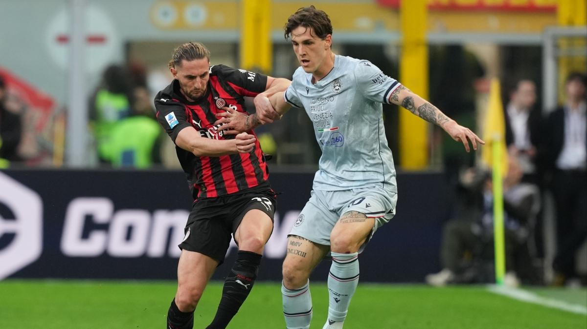 Zaniolo'nun y�ld�zla�t��� ma�ta kazanan Udinese