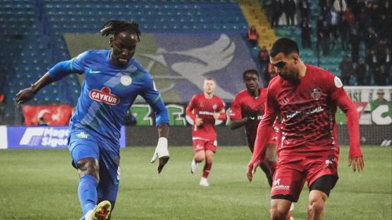 Çaykur Rizespor son dakikalarda kazandı