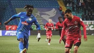 Çaykur Rizespor son dakikalarda kazandı