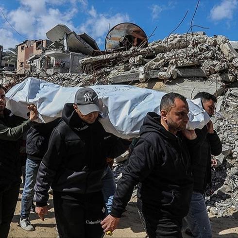 �srail soyk�r�m� devam ediyor! Gazze'de can kayb� 72 bin 333'e y�kseldi