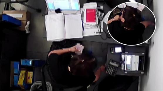 20 yıldır kasadan çantaya! 25 milyonluk vurgun saniye saniye görüntülendi