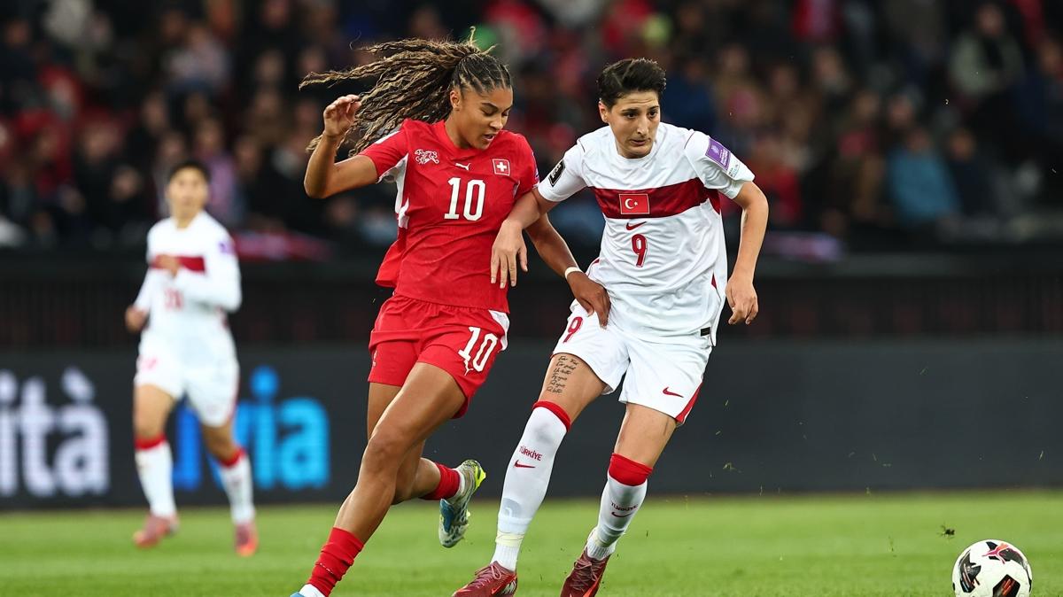 A Milli Kad�nlar �svi�re deplasman�nda kay�p