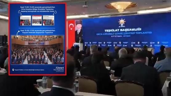 AK Parti'den 'Kayseri'de salonun yarısı boş kaldı' iddialarına cevap: Trajikomik bir algı çalışması