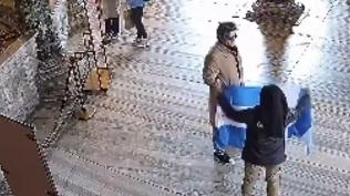 Ayasofya'da �irkin provokasyon