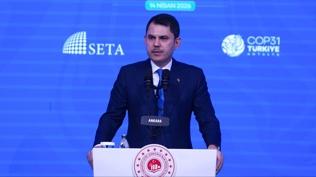 Bakan Kurum'dan iklim finansmanı ayarı: Küresel sömürü sistemini reddediyoruz