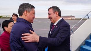 Cumhurba�kan� Yard�mc�s� Y�lmaz, Kazakistan'a geldi