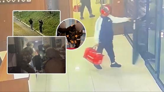 Silahlı çete film gibi operasyonla enselendi