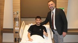 Be�ikta� duyurdu! Kartal Kayra Y�lmaz ameliyat edildi