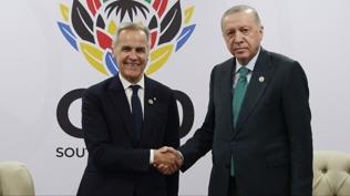 Cumhurbaşkanı Erdoğan, Kanada Başbakanı Carney ile telefonda görüştü