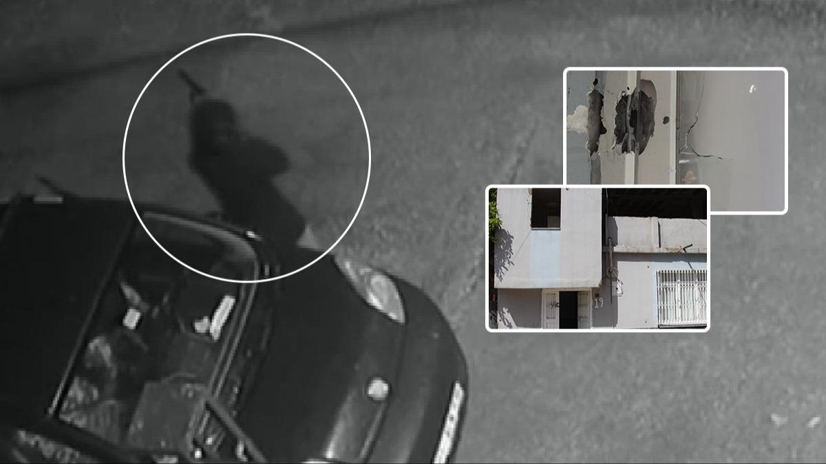 Kaskl� zanl� t�fekle kur�un ya�d�rd�! Deh�et anlar� saniye saniye kaydedildi