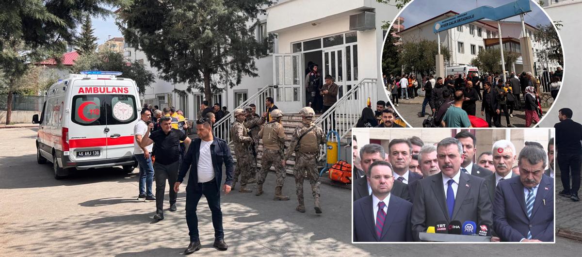 4 Bakan Kahramanmara�'ta! Sald�r�da �l� say�s� y�kseldi: 8 ��renci 1 ��retmen