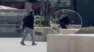 Etrafa ate� a�t�! Polise kendini ihbar etti