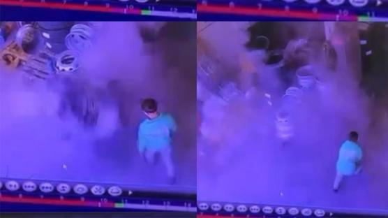 Mersin'de korku dolu anlar: Kamyon lastiği bomba gibi patladı