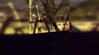 Polisle 3 sokak boyunca �at��t�