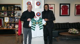 Rigobert Song'dan TFF'ye ziyaret: Hac�osmano�lu ile bir araya geldi