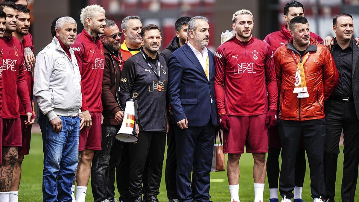Galatasaray'da coşkulu antrenman