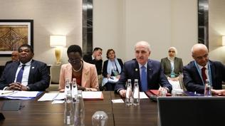 TBMM Ba�kan� Kurtulmu�, PAB Y�nlendirme Komitesi toplant�s�na kat�ld�