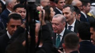 Antalya Diplomasi Forumu! Cumhurba�kan� Erdo�an resmi ak�am yeme�ine kat�ld�