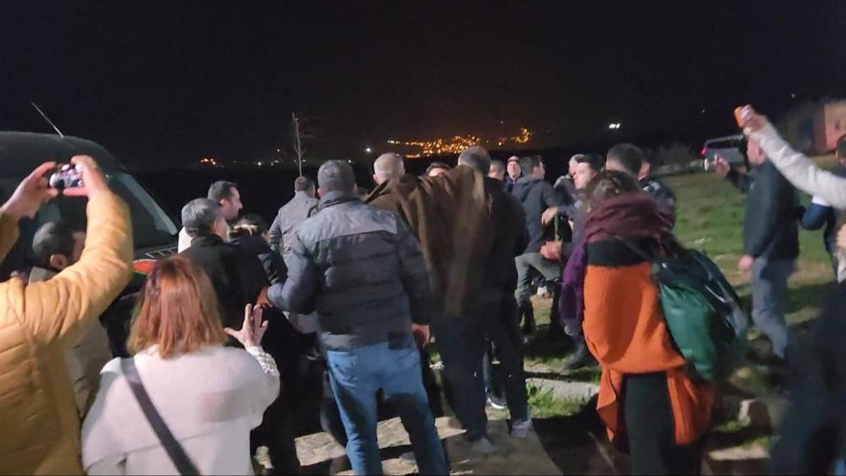 G�listan Doku soru�turmas�nda Tunceli Adliyesi �n�nde arbede