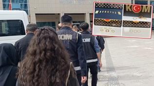 8 adrese e�zamanl� bask�n: 2 kilo ka�ak alt�n ele ge�irildi