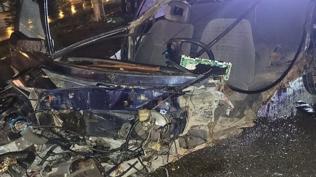 Deh�etin g�r�nt�s�! Parampar�a otomobilde feci �ekilde can verdi