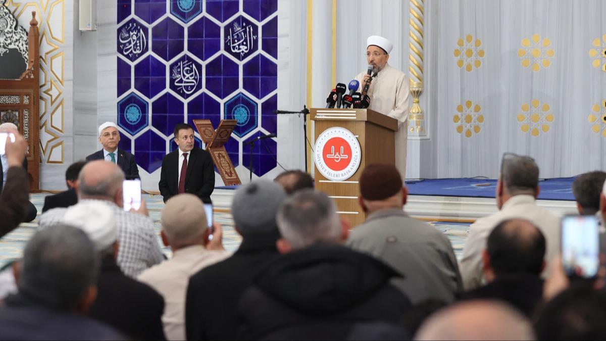 Diyanet ��leri Ba�kan� Arpagu� hac� u�urlama program�nda konu�tu: Bu s�radan bir yolculuk de�ildir