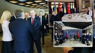 Cumhurba�kan� Erdo�an'dan diplomasi trafi�i