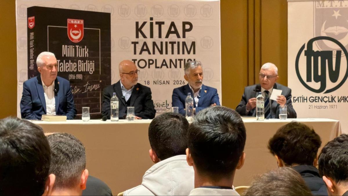 MTTB'nin 64 y�ll�k tarihini anlat�yor! 'Milli T�rk Talebe Birli�i Bir Neslin �n�as�' kitab�n�n tan�t�m� yap�ld�