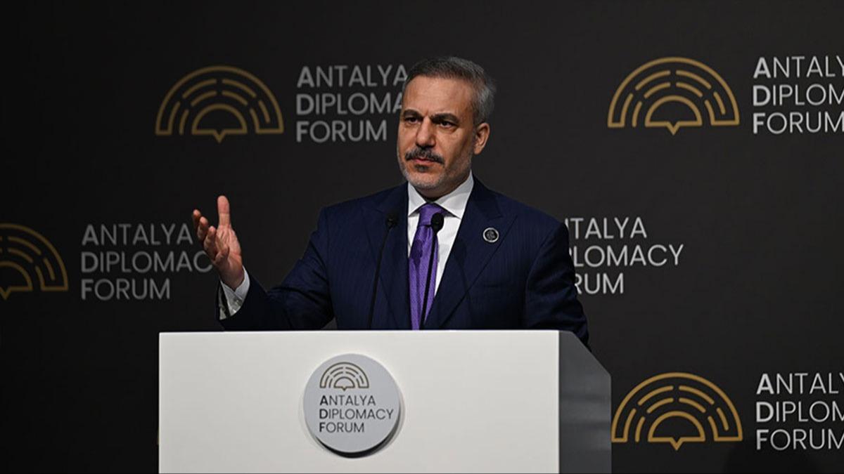 Bakan Fidan 'kendimizi koruyabiliriz' diyerek uyard�