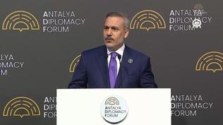 Bakan Fidan ADF forumunda a��klamalarda bulunuyor