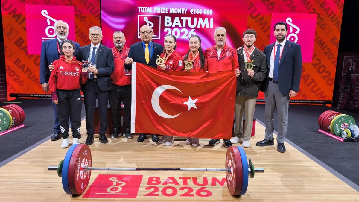 Milli halterci Cansel �zkan, Avrupa'dan 3 bronzla d�nd�