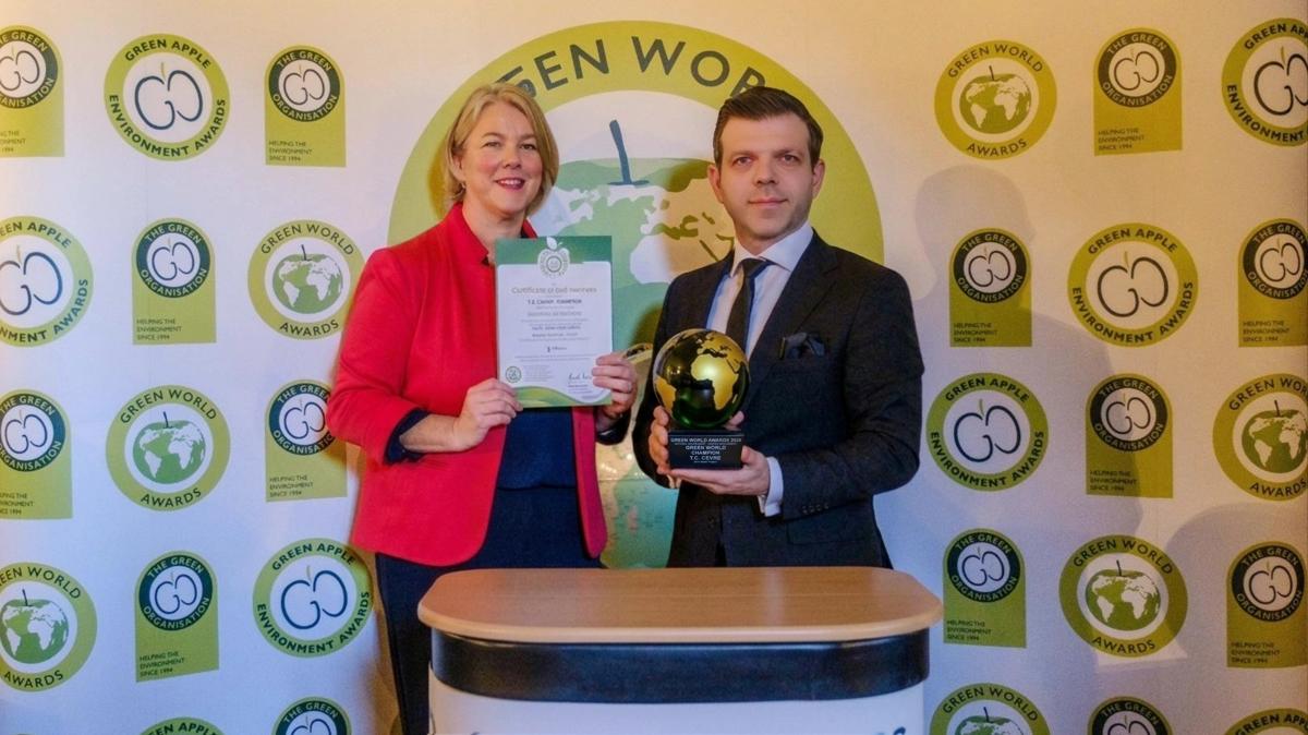 S�f�r At�k Projesi 7. uluslararas� �d�l�n� ald�: Green World Awards'tan 'Ye�il D�nya �ampiyonlu�u'