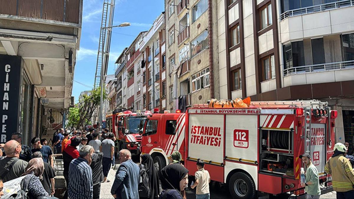 �stanbul'un g�be�inde yang�n! Alevler di�er binalara s��rad�