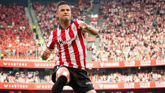 Athletic Bilbao, derbide 3 puan� tek golle ald�